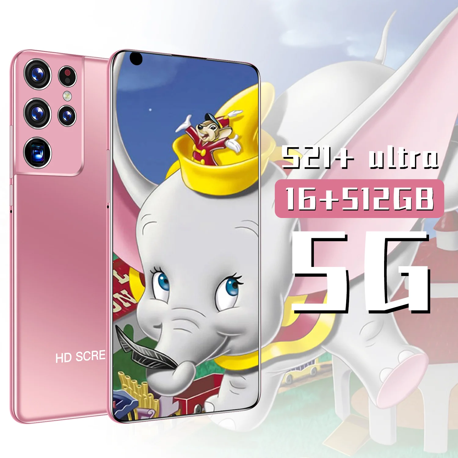 

Globle Version S21+ultra 7.3 Inch Smartphone 16+512GB Flash Memory 24MP+48MP 3D Full Screen 6800mAh 10 Core Face ID 5G Cellphone