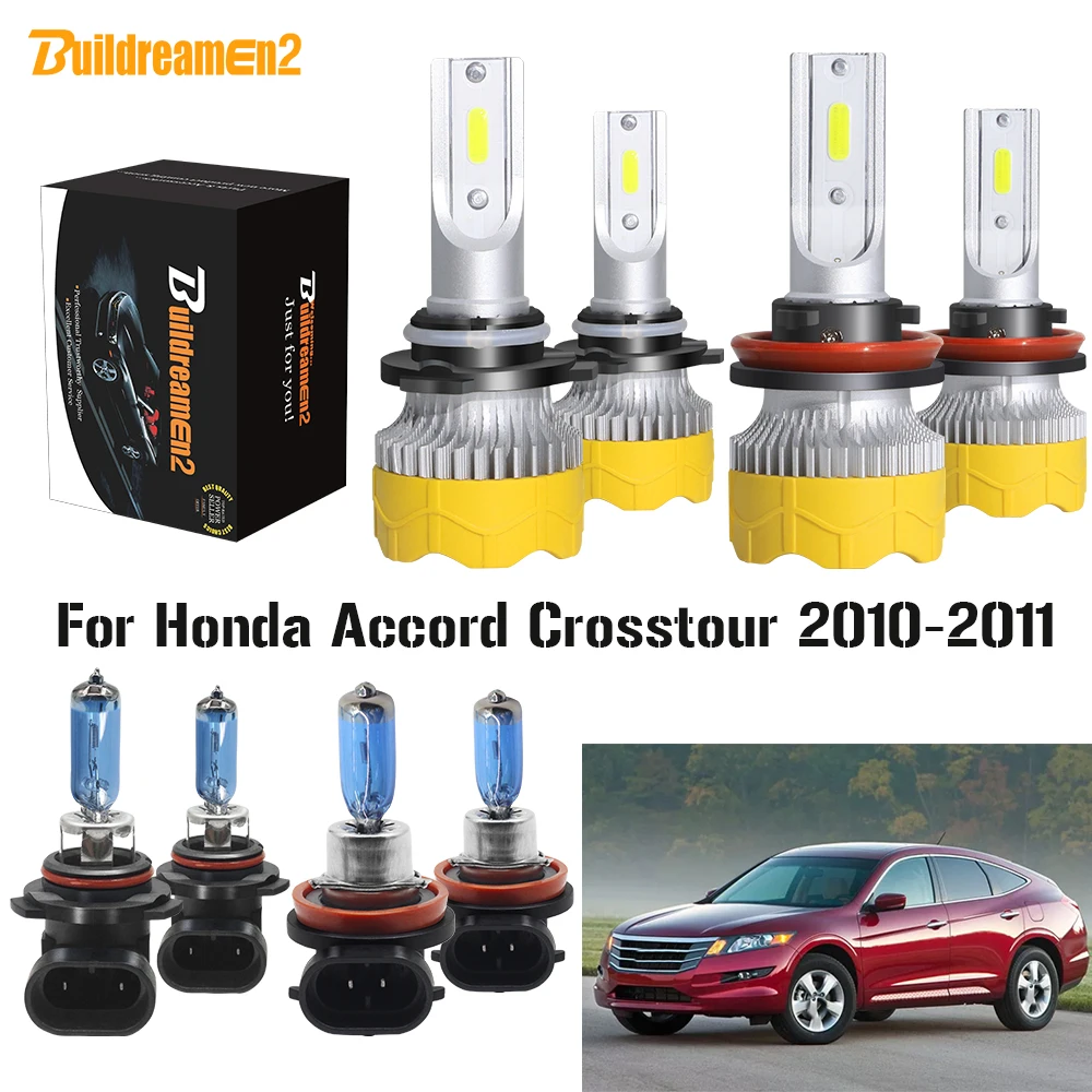 Buildreamen2 4 х автомобилей головной светильник с дальним светом + ближнего и дальнего