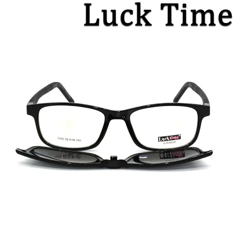 

Luck Time Men's Fashion Myopic Optical Clip Cover Lens Frame Multi-purpose Can Match Sunglasses #1103