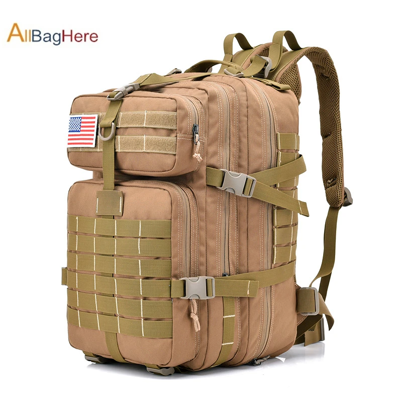 Тактический рюкзак 40 л с защитой от брызг камуфляжные военные сумки для
