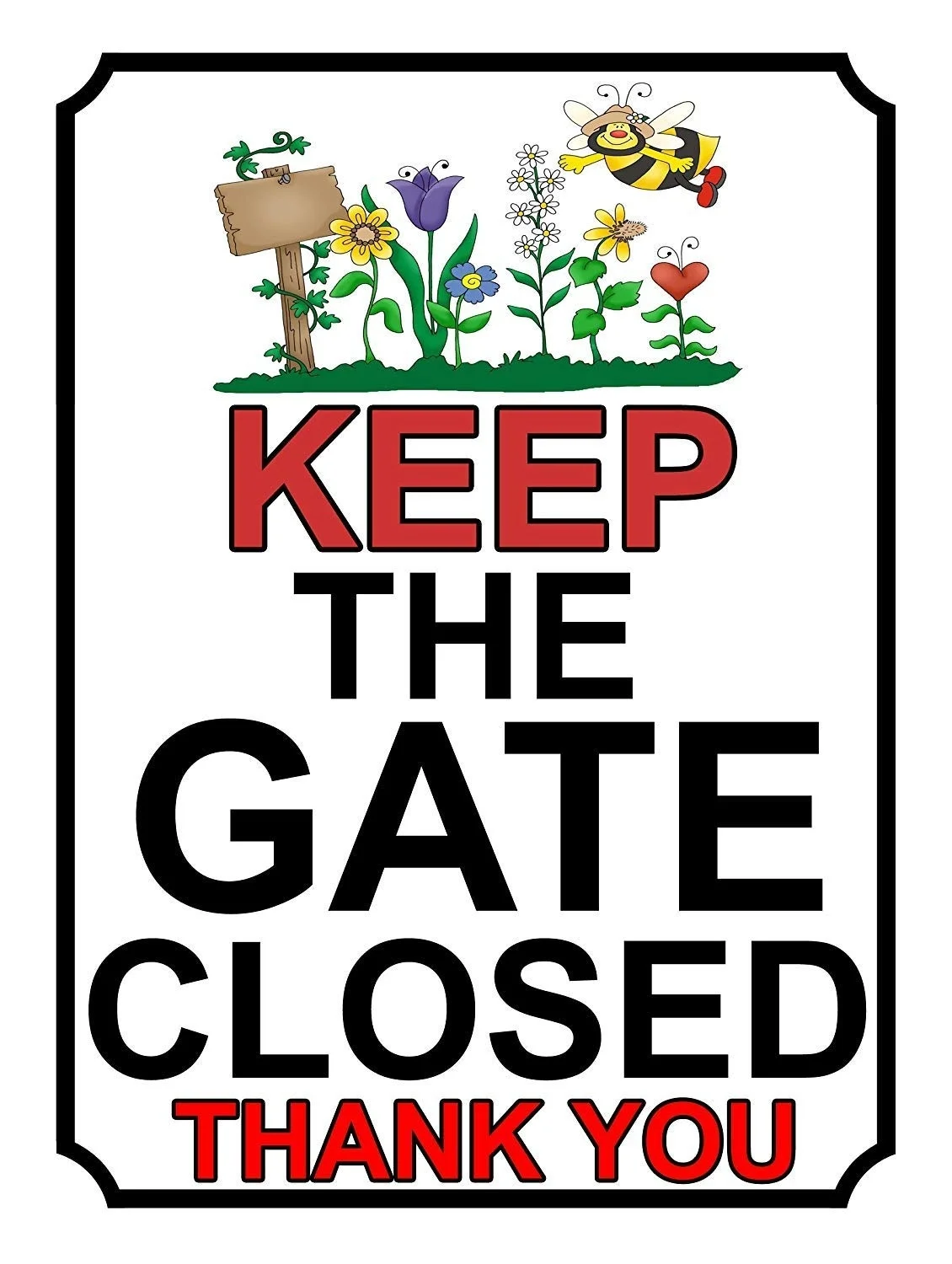 

Keep the Gate Closed Retro tin sign nostalgic ornament metal poster garage art deco bar cafe shop