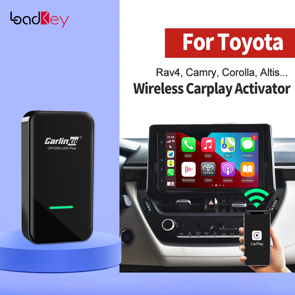 LoadKey & Carlinkit 2.0 CarPlay Беспроводной активатор для Toyota Camry Corolla Levin FJ Cruiser Корона Reiz Prius Vios