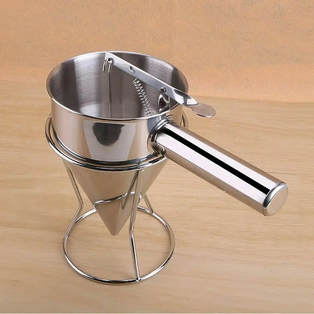 1 шт. Нержавеющая сталь Пончик кекс вафельный баттер Воронка Блинный дозатор