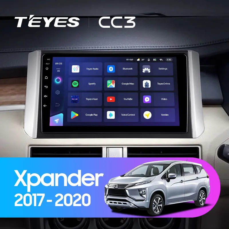 TEYES CC3 Штатная магнитола For Мицубиси Mitsubishi Xpander 2017 - 2020 до 8-ЯДЕР 6 + 128ГБ 27EQ DSP
