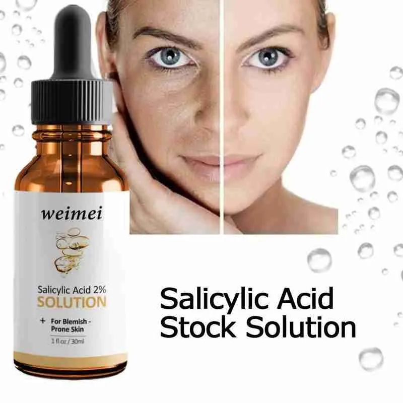 

Weimei Salicylic Acid 2% Solution for Blemish-Prone Skin Brighten Skin Tone Hydrating Shrink Pore Exfoliating Essence