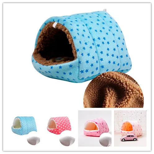 Хомяк гнездо Ежик морской свинки белка кровать кролик мешок Colugo Зимняя Теплая