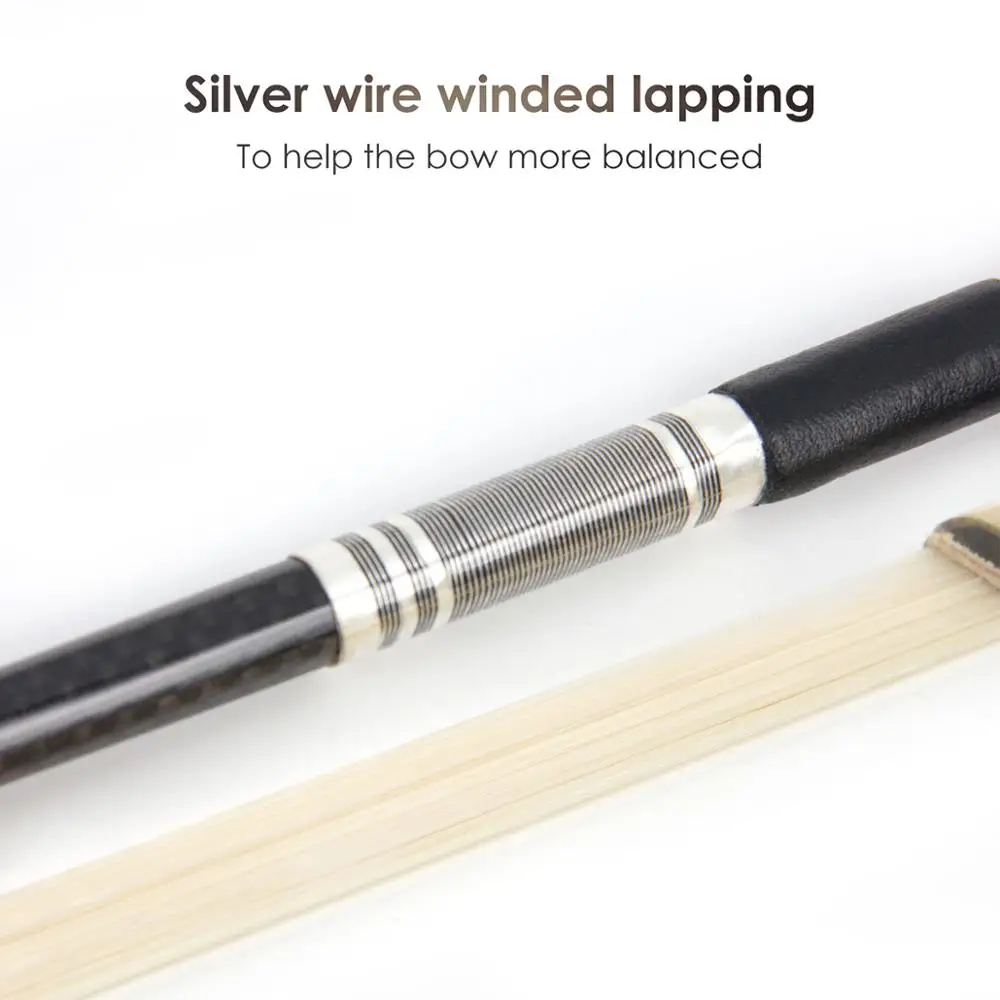 Профессиональное светильник углеродное волокно 4/4 Виолончель Лук медные детали