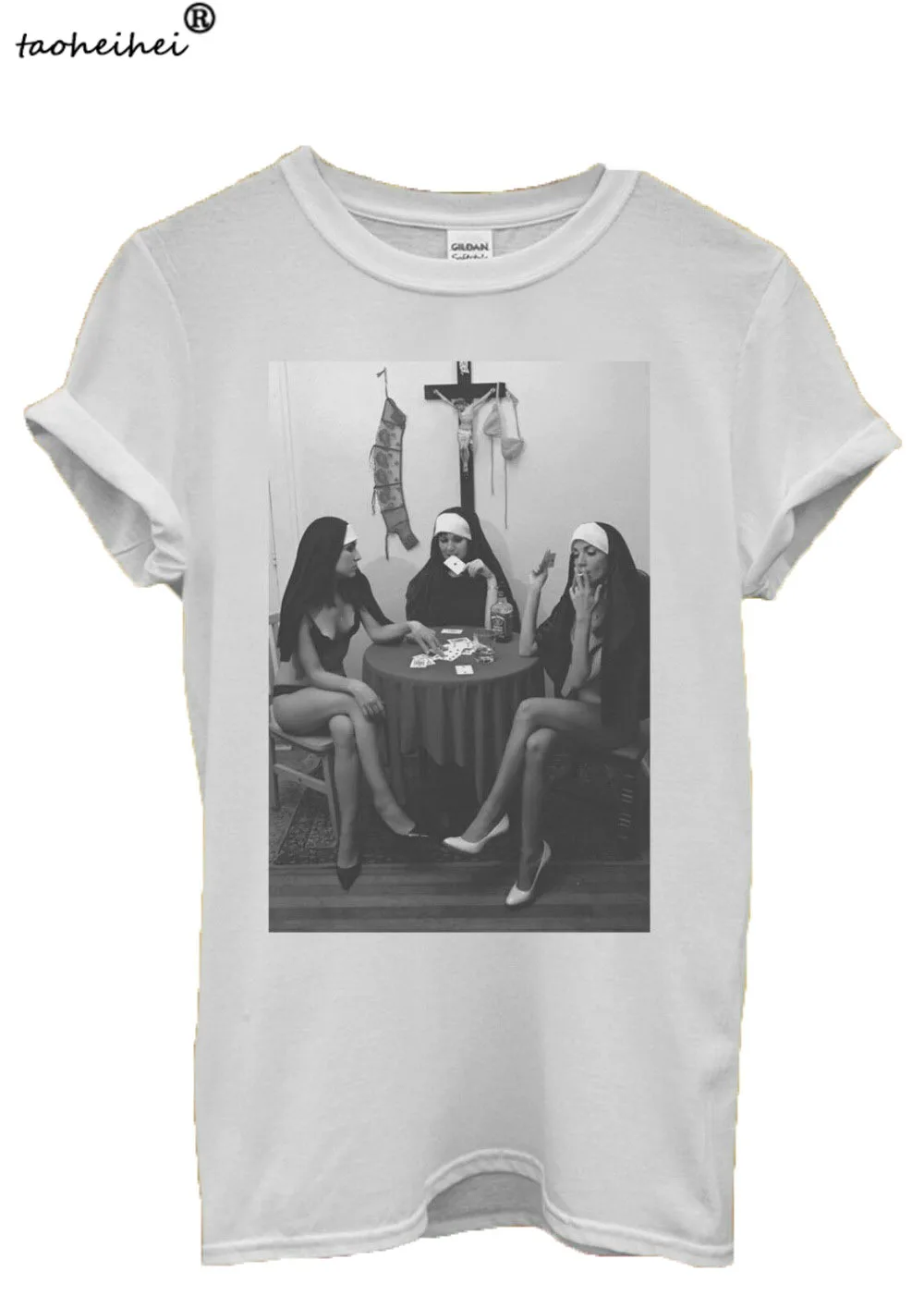 Nuns Naked игральные карты курение забавные мужчины унисекс Совершенно новая одежда