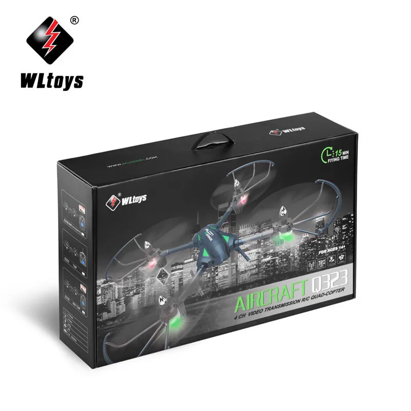 WLtoys Q323 - C RC вертолет Дроны с 2.0MP HD камерой 2 4G 4CH 6 axis Gyro высота удерживания