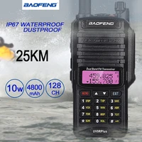 baofeng uv 9r plus walkie talkie ip67 dustproof waterproof uhf vhf ham cb radio station hf two way marine radio
