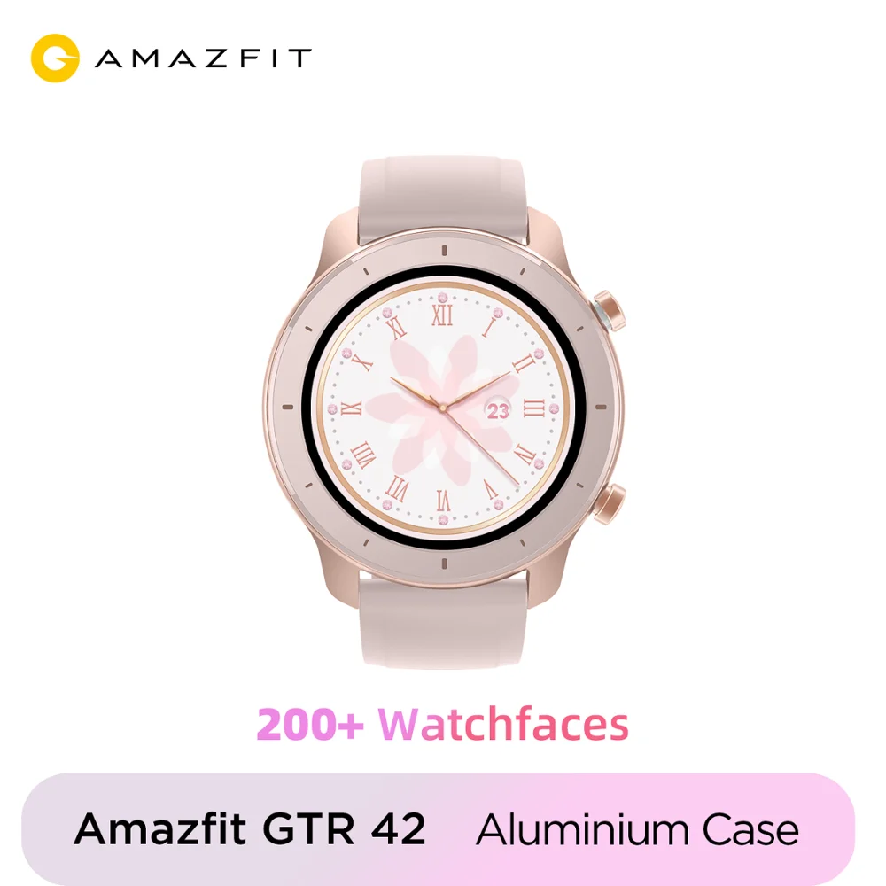 

New Global Version New Amazfit GTR 42mm Smart Watch 5ATM Smartwatch 12 Days Battery Music Control For Android IOS phone