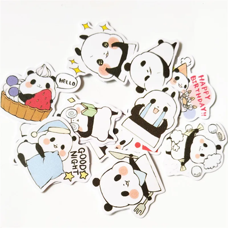 

Наклейки для скрапбукинга, в виде панды, водостойкие, 39 дюймов, шт./пакет