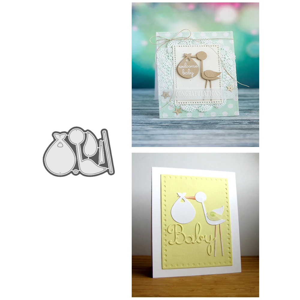 

Красно-коронный журавль в подарок металлические пресс-формы для «сделай сам» Скрапбукинг Декор для фотоальбома тиснение праздничные штамп...