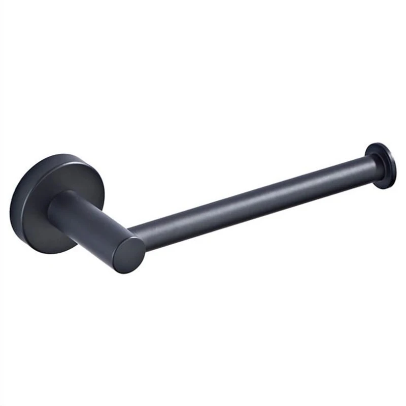 

1pc Brass Black Toilet Paper Holder Chrome Toilet Roll Paper Holder Bathroom Accessories Wall Mounted 18.5*7cm