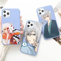 anime kamisama hajimemashita tomoe phone case candy color blue for iphone 11 12 pro xs max 8 7 6 6s plus x 5s se 2020 xr