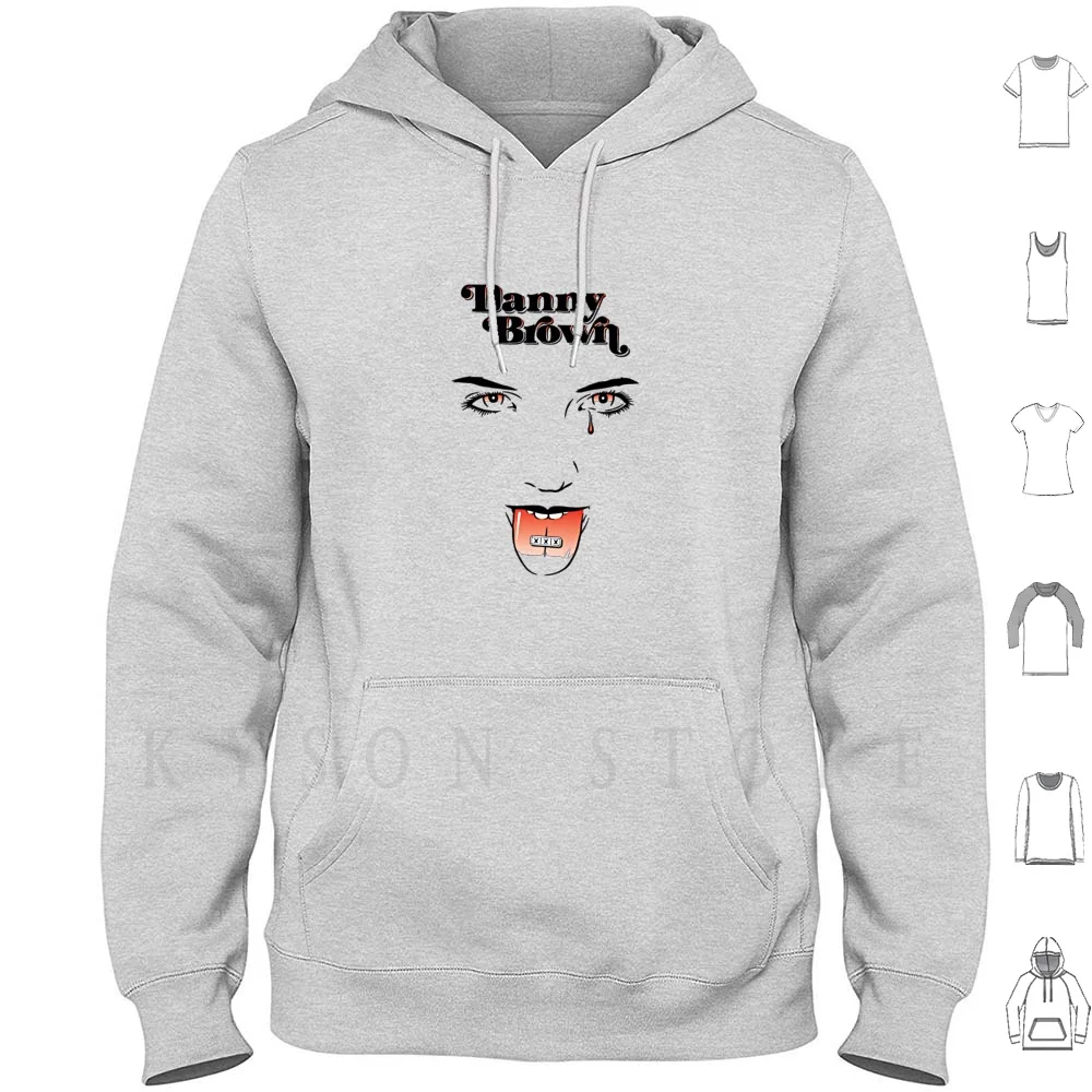 Xxx Hoodies Long Sleeve Danny Brown Xxx Rap Hip Hop Music Album Record Vinyl Dance
