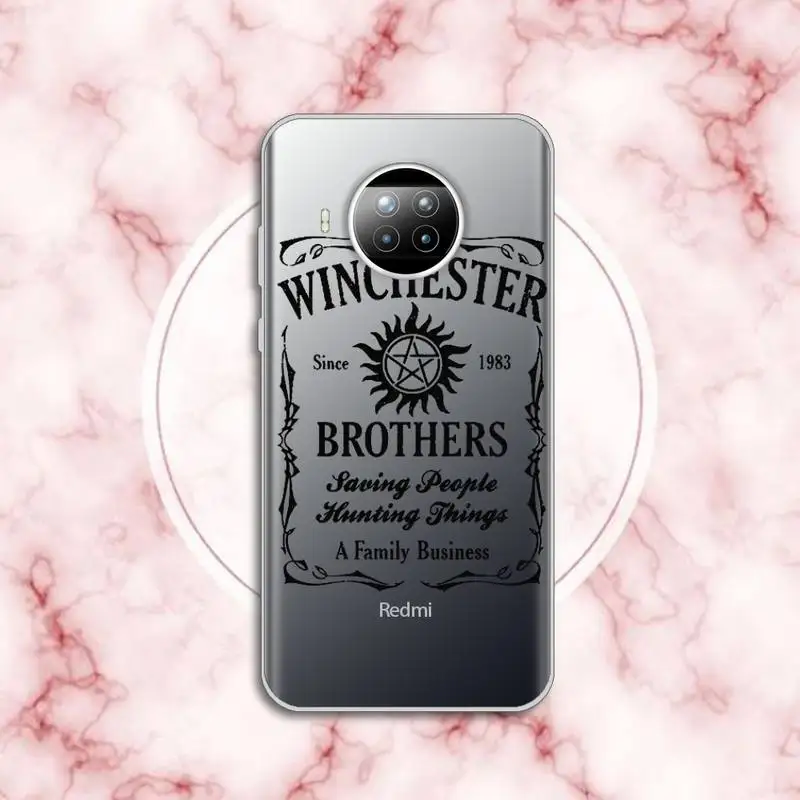 

Supernatural Jared Padalecki tv show luxury Phone Case coque Transparent for Xiaomi Redmi note 10 t 8 9 pro lite 11