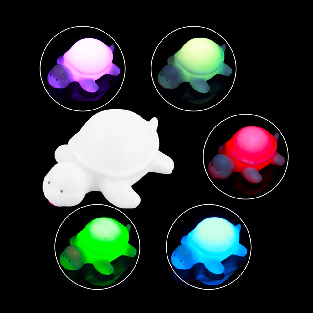 Новинка светодиодная мини лампа с черепашками для детей новый милый цветной