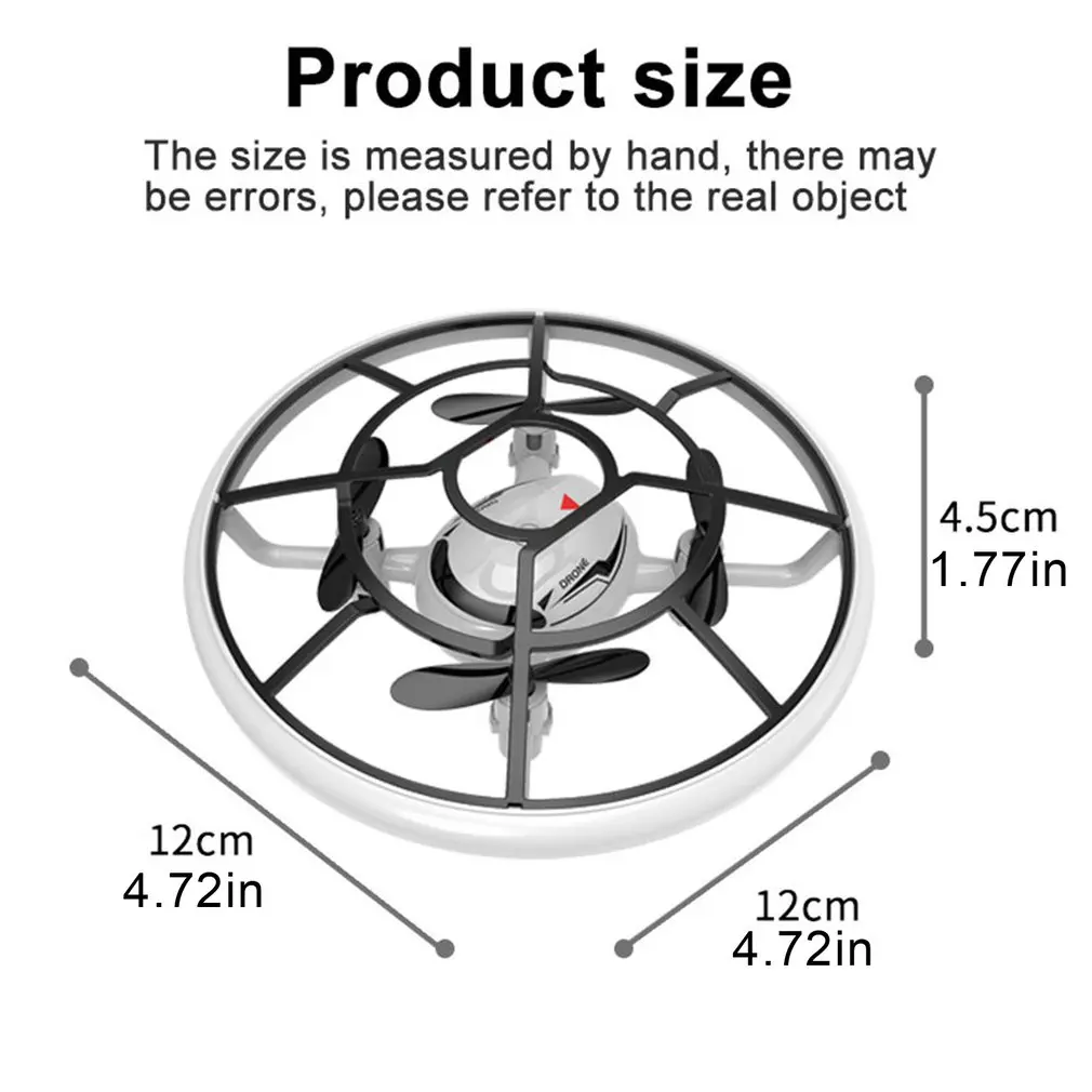 

Mini Quadcopter Induction Drone Smart Watch Remote Sensing Gesture Aircraft UFO Hand Control Drone Altitude Hold Kids Toy
