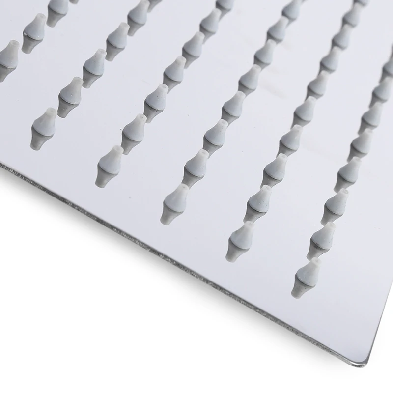 12 дюймов душевая головка квадратная нержавеющая сталь ультра тонкая насадка для