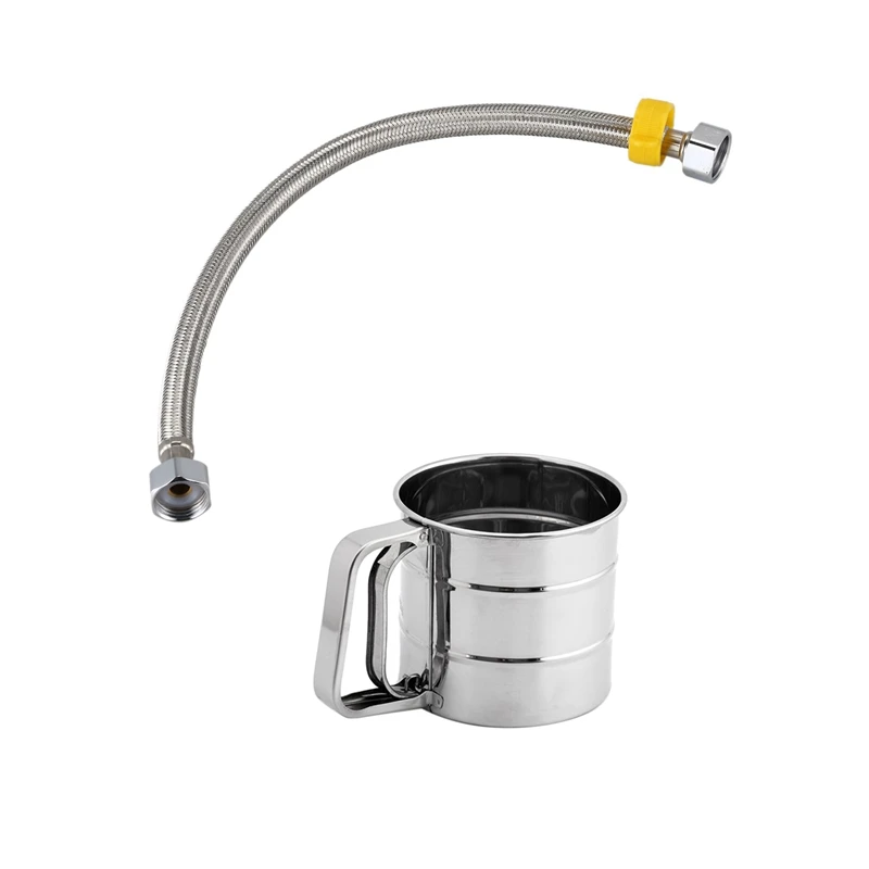 

Гибкий плетеный шланг для душа, сито из нержавеющей стали, сито, сито, порошковая сетка, сито для муки