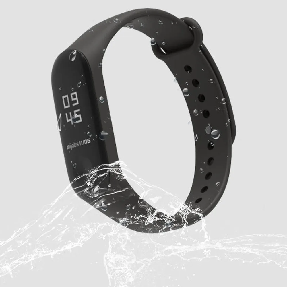 Gosear 12 шт браслет TPE для Xiaomi Mi Band 3 сменный спортивный ремешок наручных часов Miband Mi3