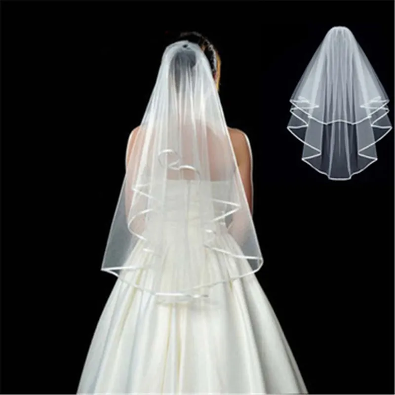 2018 горячее свадебное украшение невесты вуаль с расческой белый + золотой