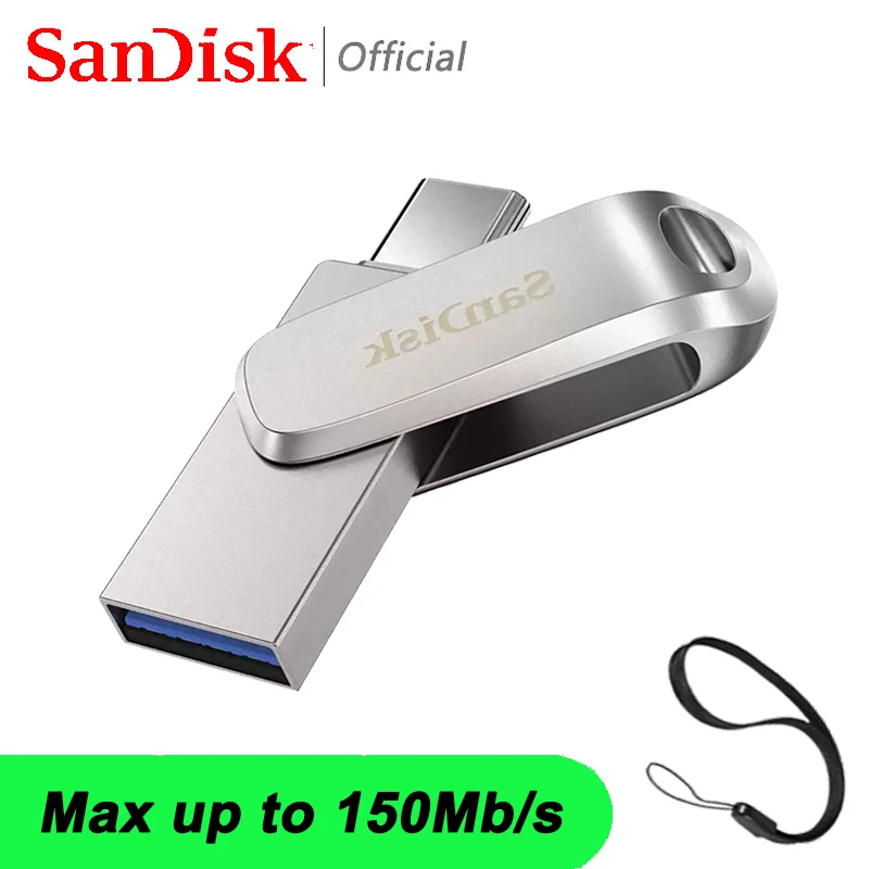 

SanDisk USB Stick Type C OTG USB Pendrive 64GB Usb Flash Drive 32GB Flash Memory U 128GB Usb 256GB 512GB Usb Memories 1TB For PC