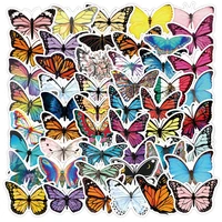 103050pcs anime butterfly graffiti water bottle sticker suitable for luggage laptop fashion sticker