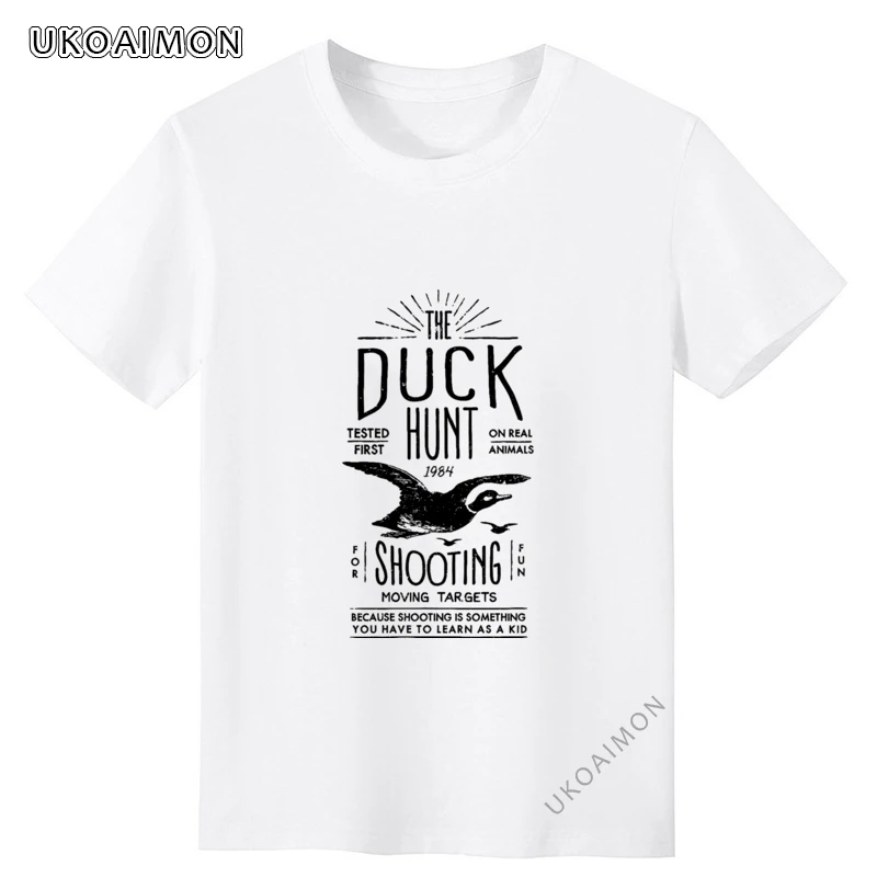 

Сезон Утиная охота, обычные футболки с круглым вырезом, забавная футболка, простая стильная Высококачественная футболка, женские осенние ф...