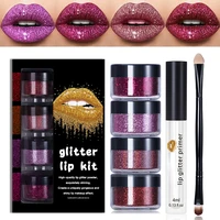 glitter lip gloss set lipstick shiny diy lip gloss diamond waterproof long lasting lipgloss kit lip primer lip tint makeup kit