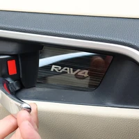 for toyota rav4 2019 2020 2021 accessories car door bowl decorated patch interior handle protector cover sticker styling
