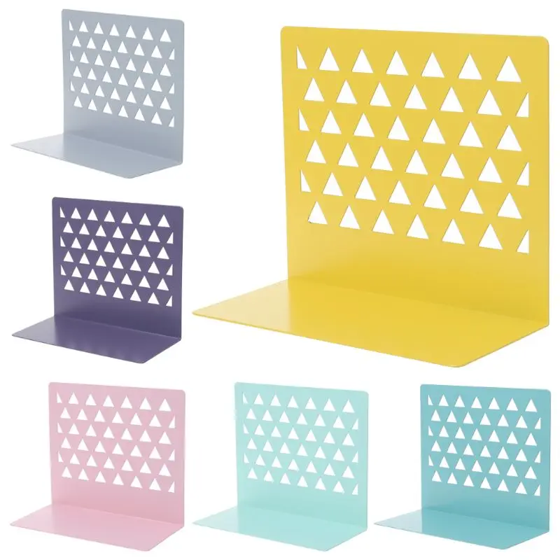 Металлический полый Настольный органайзер концы книг подставка держатель полка