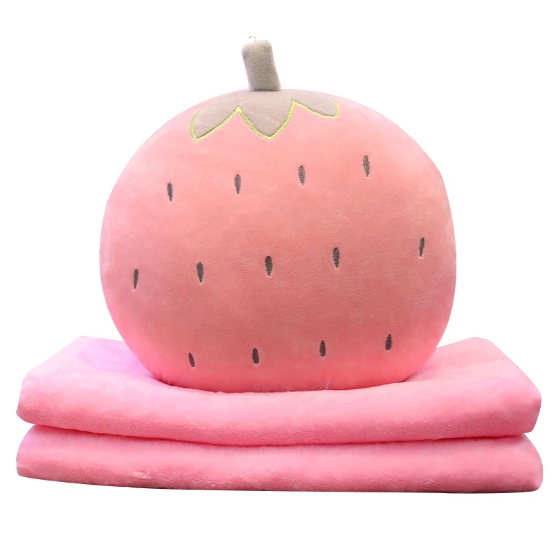 

Милая мультяшная Подушка, многофункциональное фланелевое одеяло, супер мягкая плюшевая игрушка для дома, гостиной, офиса NIN668