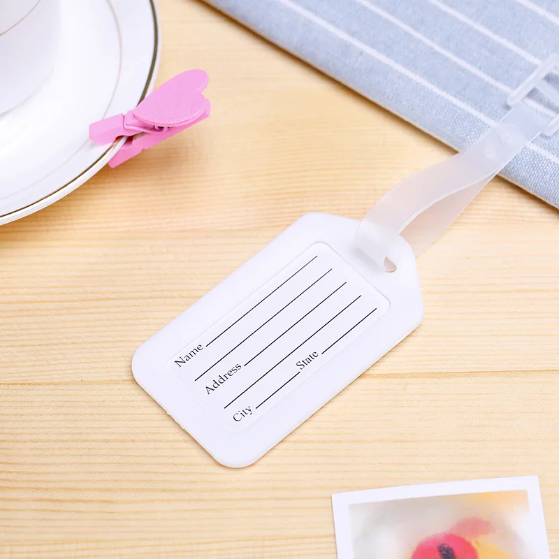 Multifunctional Luggage Tag Identification Check-in Hanger Boarding Card Cartoon Travel Listing | Дом и сад