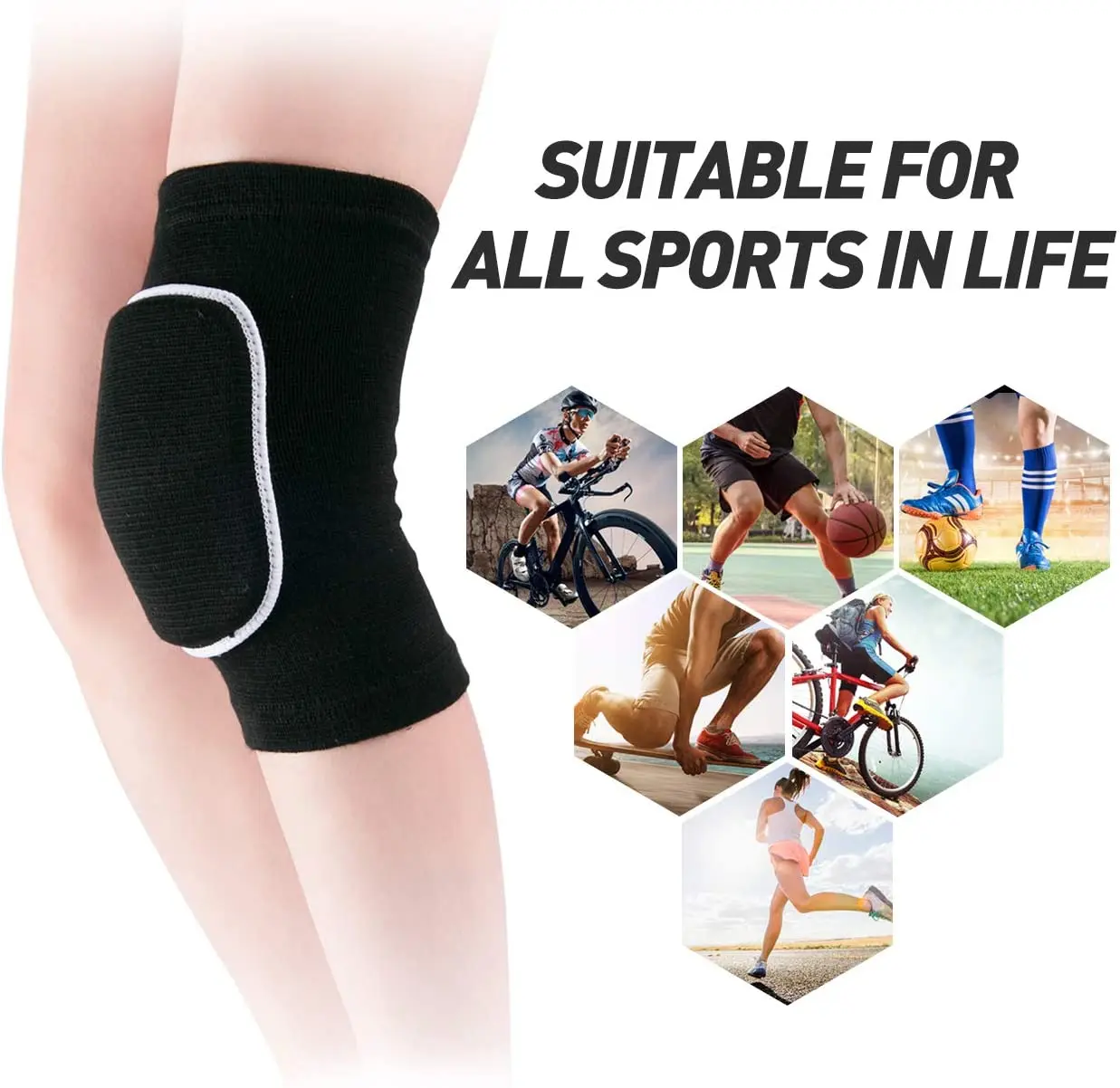 Противоскользящий наколенник мягкие наколенники воздухопроницаемые