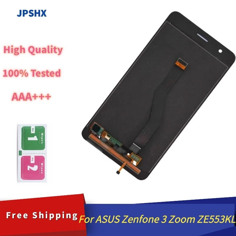 

AAA+++Original OLED For ASUS ZenFone 3 Zoom ZE553KL ZE553 Z01HDA LCD Screen Display+Touch Panel Digitizer Frame For ZE553KL