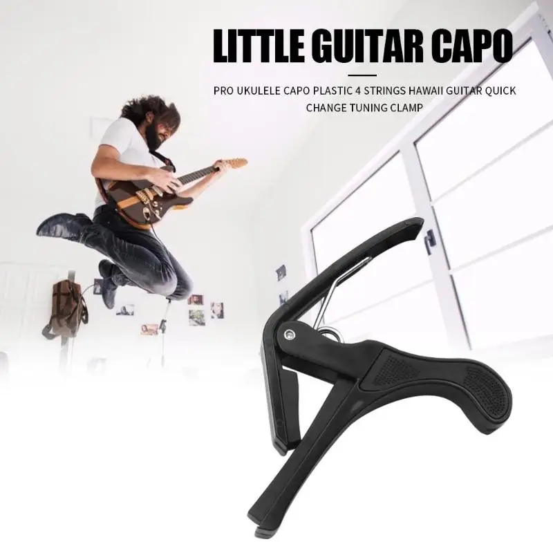 Миниатюрная гитара укулеле-каподастр для акустической гитары Пластик бас