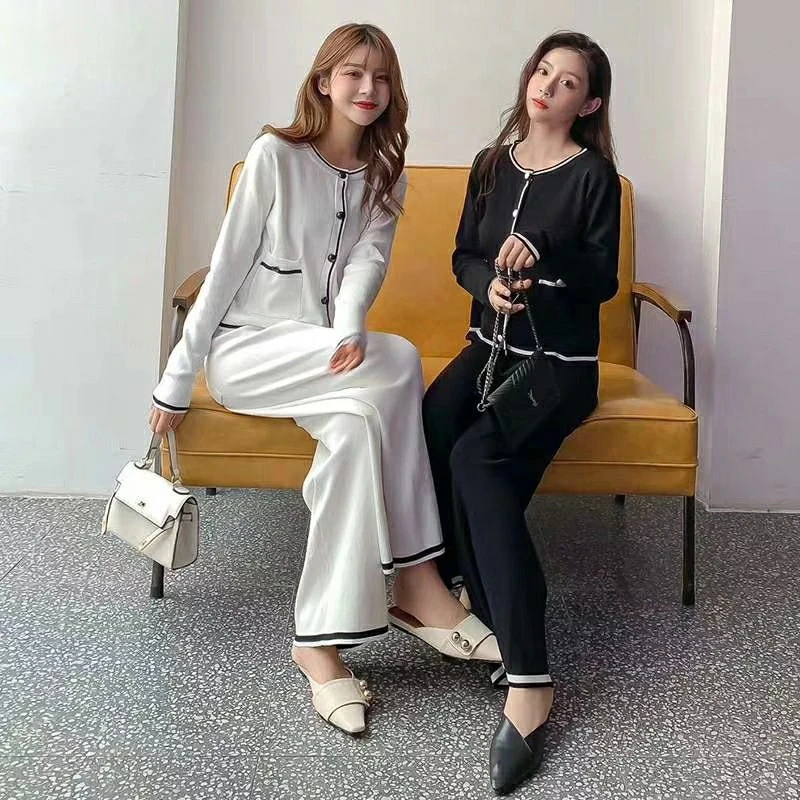 Модный костюм двойка из двух предметов женские элегантные весенние полосатые