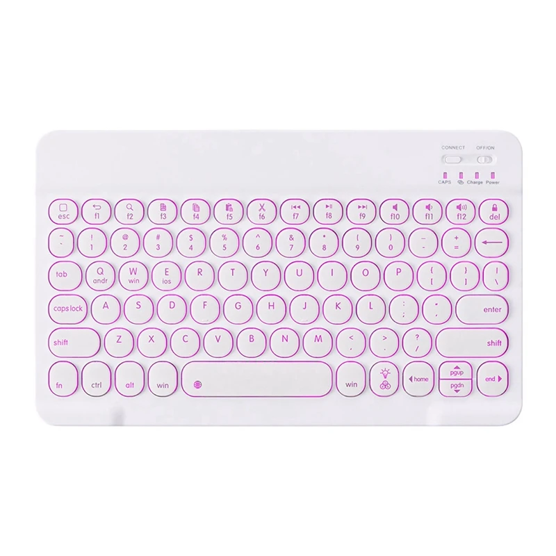 Wireless Keyboard 10 Inch for ALLDOCUBE IPlay20 Teclast P20HD Tablet Keyboard with Backlight for Win Mac Android Ios