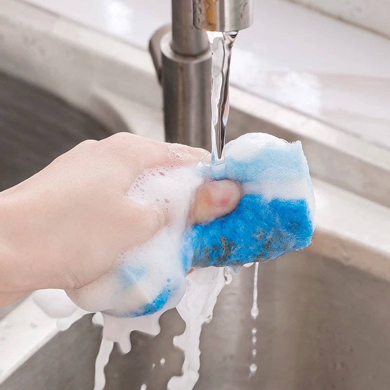 Бытовая кухонная эргономичная швабра щетка для посуды мытья горшка толстая