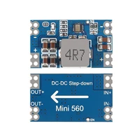 1 pc mini 560 dc dc boost converter 5a adjustable step up module voltage regulator board input voltage 5v 20v to 3 3v output