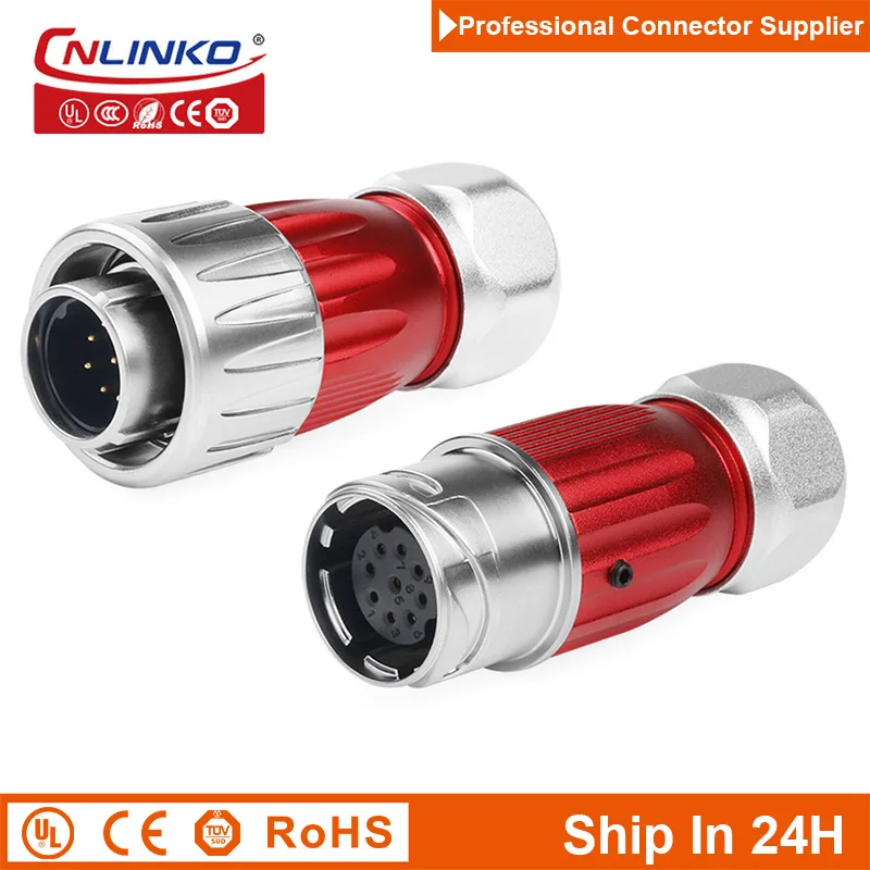 Металлический 9-контактный разъем Cnlinko DH20 для подключения провода соединительный