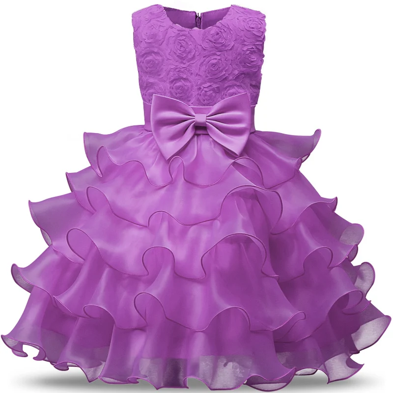 Christmas Dress Santa Claus Party Costume Gift For 3-10 years old Winter Snowflake Holiday New Year Girl Kids Children Clothing | Детская