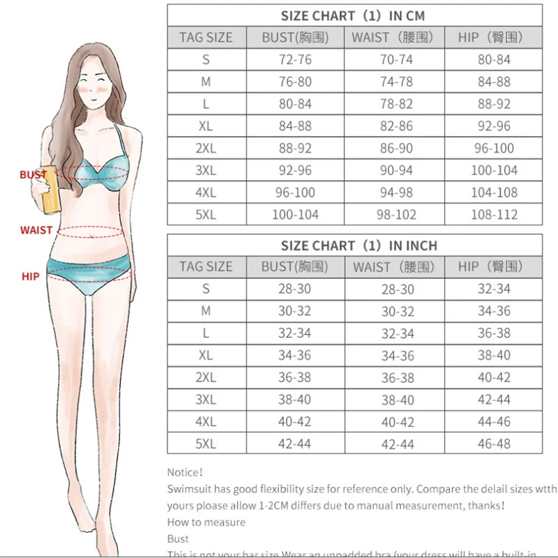 

2021 New Women 2 Piece Swimsuit Plus Size Sexy Backless Strappy Bikini Flower Pattern Swimwear Girls Beachwear Hot Spring Dress