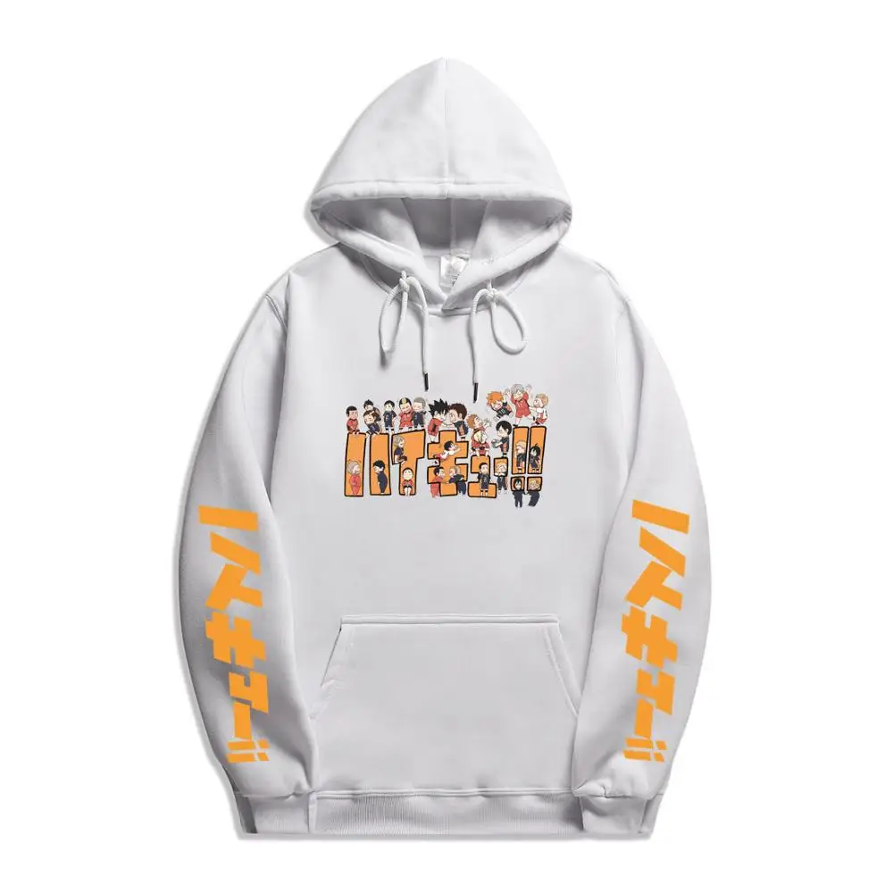 

2021 Japanese Anime Haikyuu Karasuno Hoodie Sweatshirt Men/women Printed Pullover Unisex Long Sleeves Oversized Casual Tops