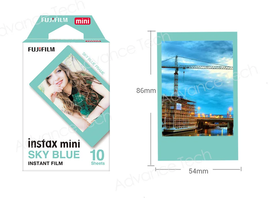 Fujifilm Fuji Instax Mini 9 8 полоса пленка 10 листов для 70 50s 7s 90 25 поделиться мгновенной камеры Радуга Макарон комикс
