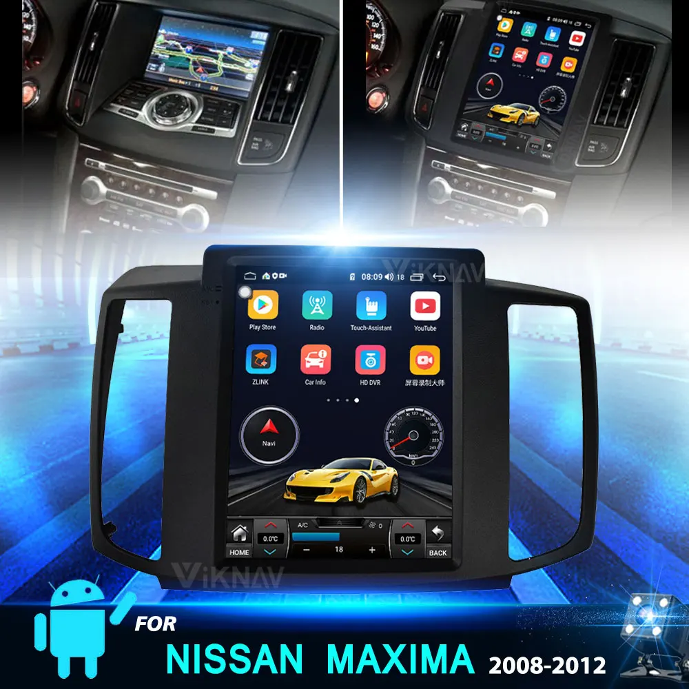 Автомагнитола на Android 10 0 для Nissan MAXIMA 2008 2012 автомобильная аудиосистема стерео GPS