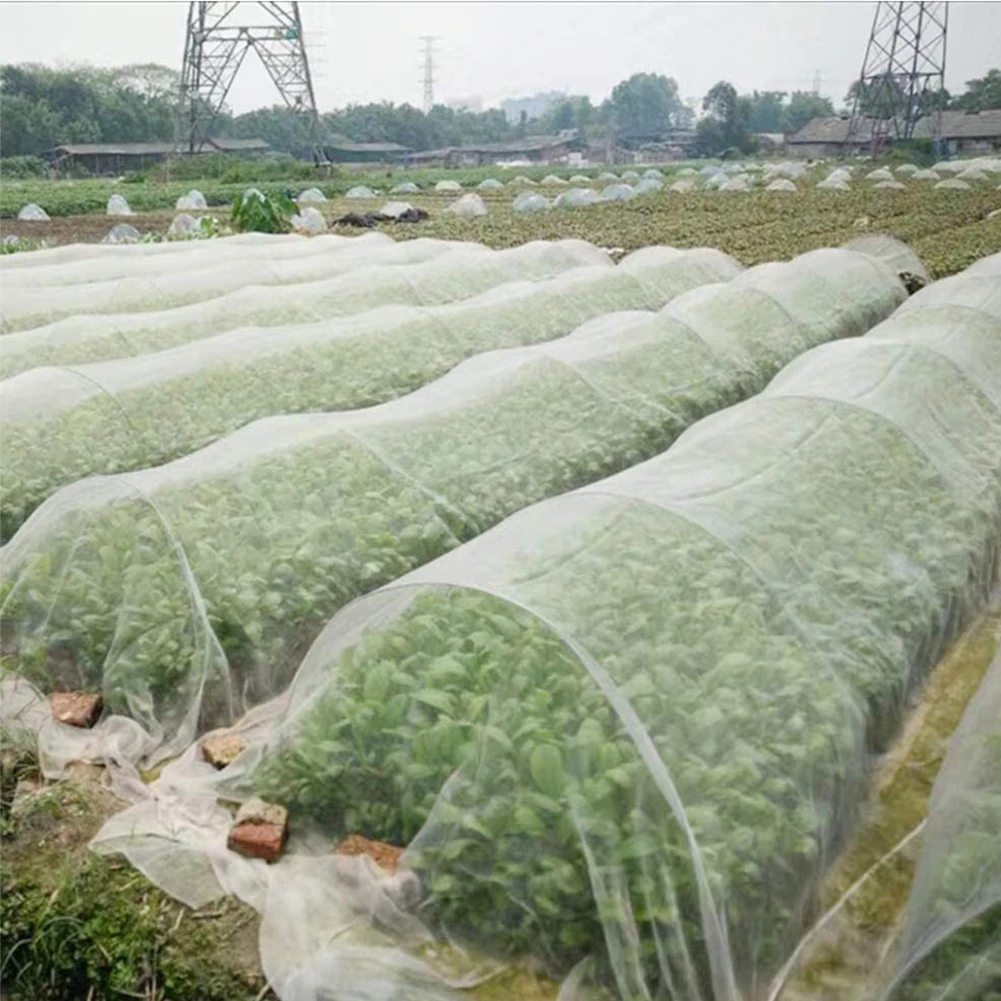 

Garden Insect Nets Fine Mesh Plant Antibird Net Greenhouse Protective Netting Planting Tunnel For Vegetables Fruits Growing