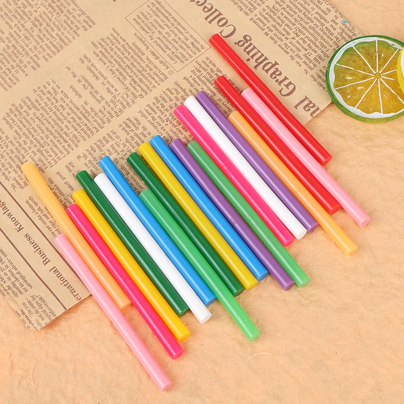 

Mixed Colors Hot Silicone Sticks Hot Melt Adhesive Glue DIY Hot Melt Glue Sticks